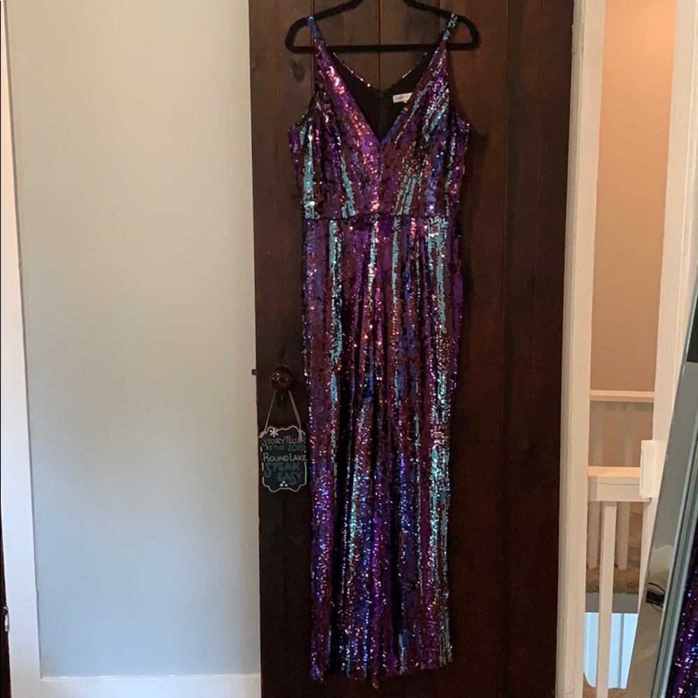 Dress The Population Sequin Jumpsuit